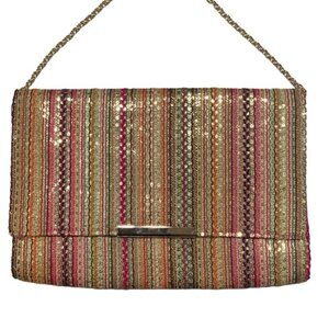 Gunne Sax Clutch Jessica McClintock Convertible Nora Shoulder Bag Multi Pink